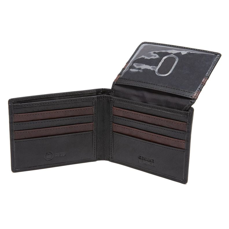 Billetera  Bill Flap  Guante  Negro  Bi441-3