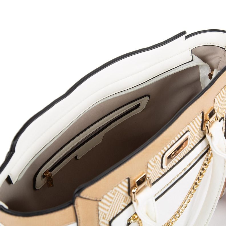 Cartera  Dos Asas G  Gacel  Blanco  Car3041-5