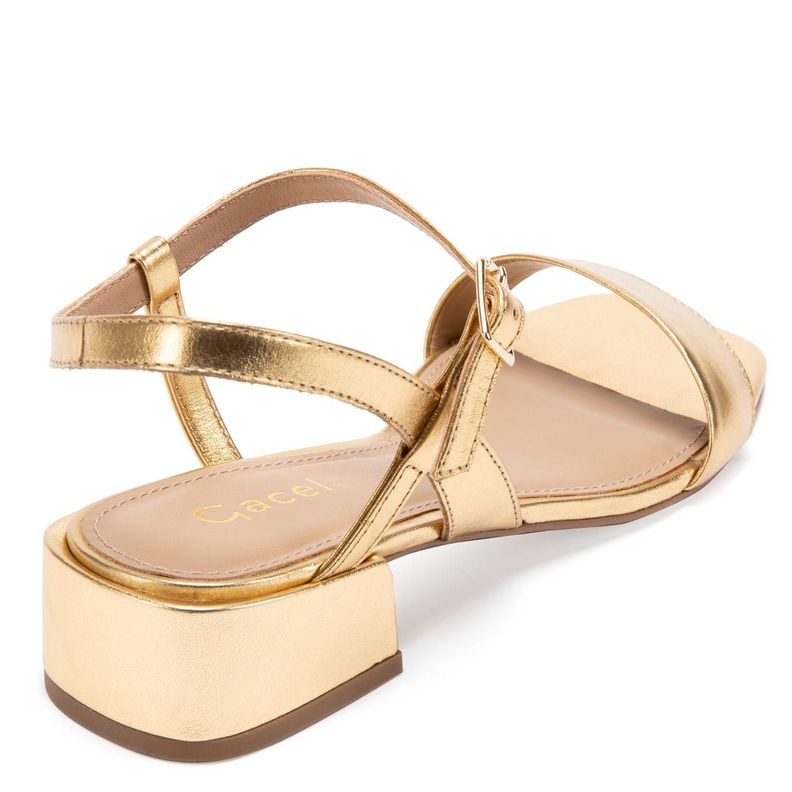 Sandalia  0147  Gacel  Dorado  0659795-4