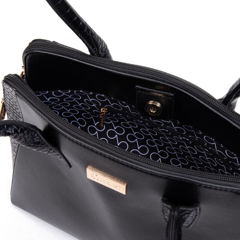 Cartera  Shop Prom  Gacel  Negro  Car3220-4