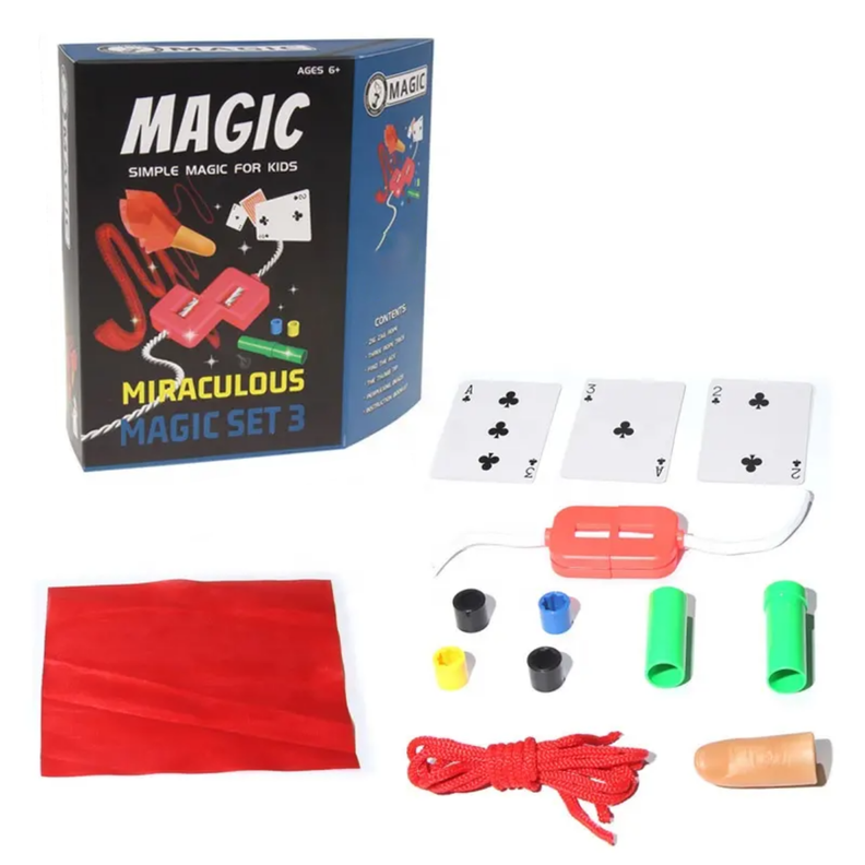Set Juego De Magia y Trucos Clásico Para Niño Adulto Azul-0