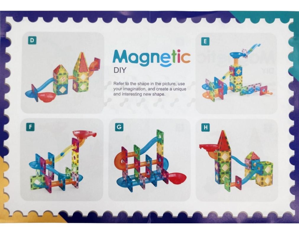 Set De Construccion Magnetico Piezas Magneticas 47 Piezas-3