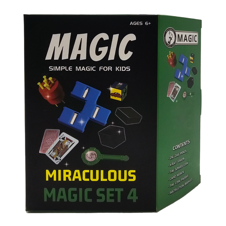 Set Juego De Magia y Trucos Clásico Para Niño Adulto Verde-2