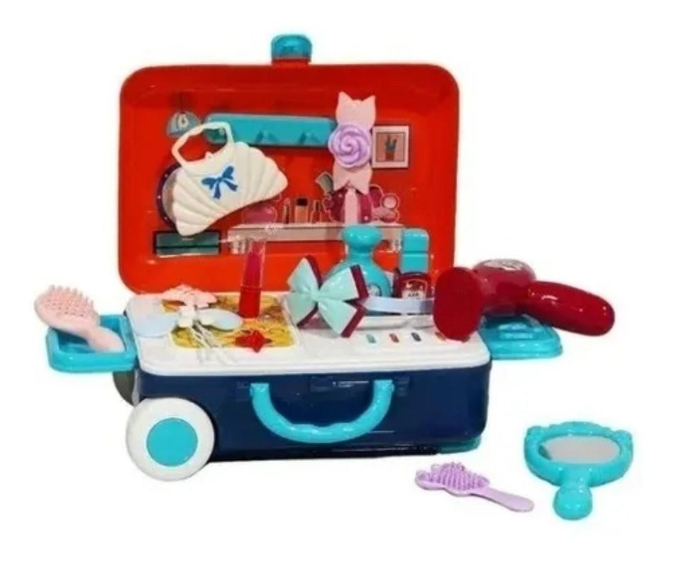 Set Maleta Maletin Infantil Maquilladora Niños Juegos-0