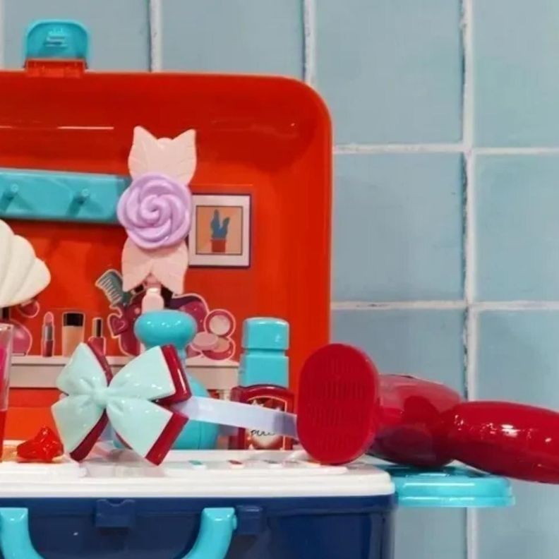 Set Maleta Maletin Infantil Maquilladora Niños Juegos-1