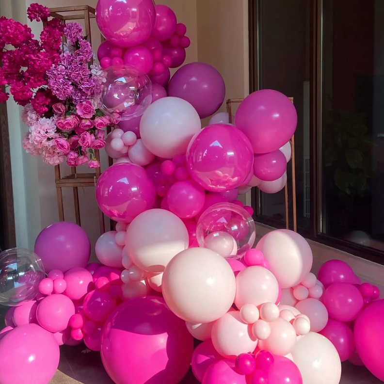 Globos 50 Unidades Color Rosado Tamaño 30 Cm-2