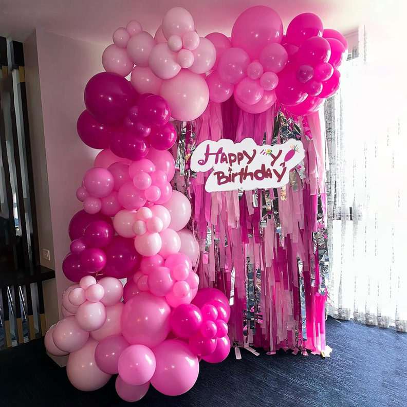 Globos 50 Unidades Color Rosado Tamaño 30 Cm-3