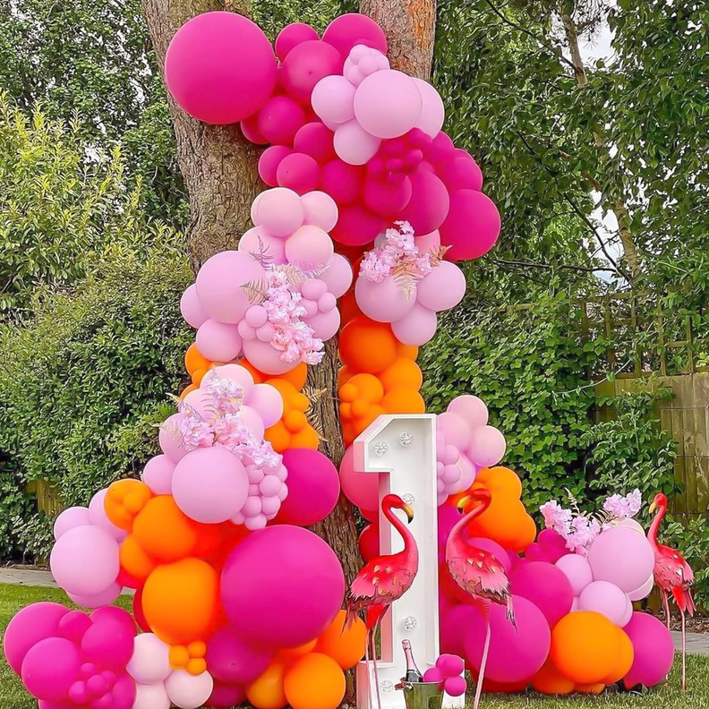 Globos 50 Unidades Color Rosado Tamaño 30 Cm-6