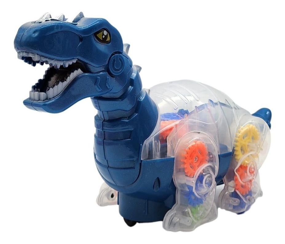 Dinosaurio Tyrannosaurus Musical Gear Dino Juguete Didáctico-0