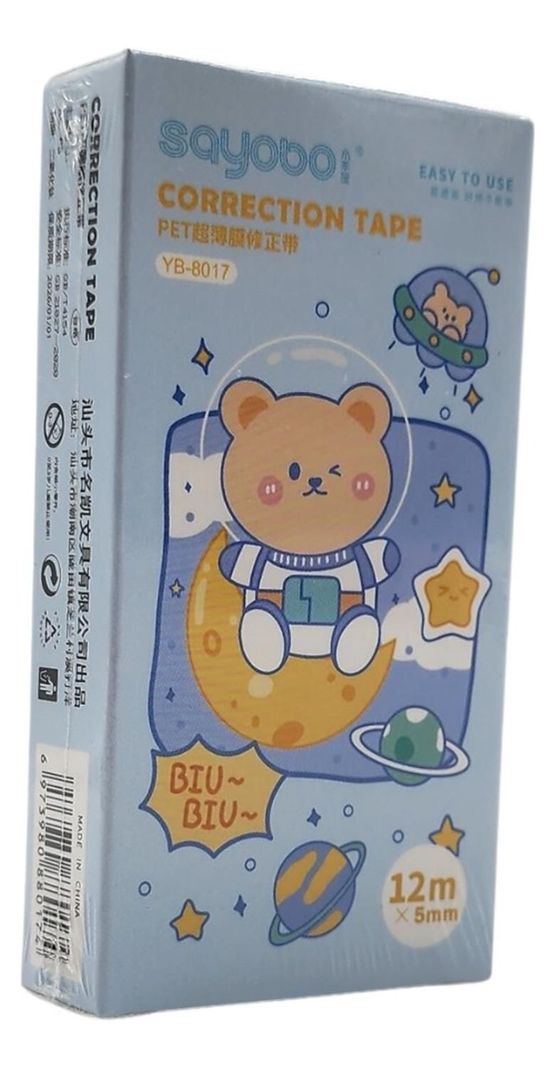 Corrector Cinta Diseño Kawaii Cute Varios Colores 12 Metros-1