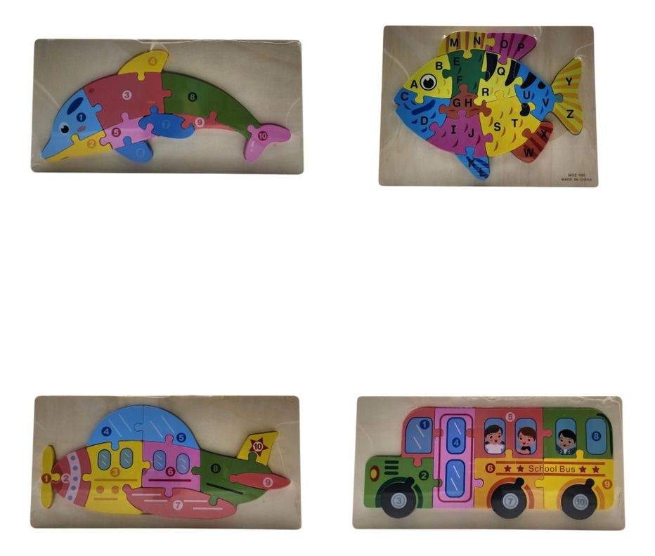 Puzzle Juego De Madera Dinosaurios Juguete Educativo-3