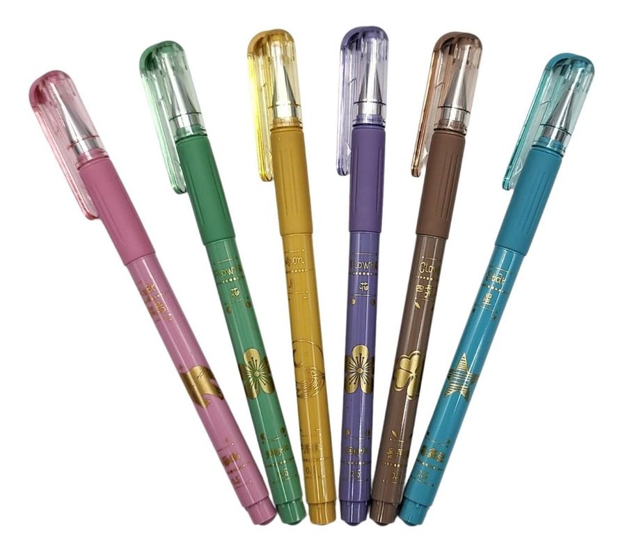 Set Lapices Gel Vintage Punta 0.5 Mm Set 6 Colores-5