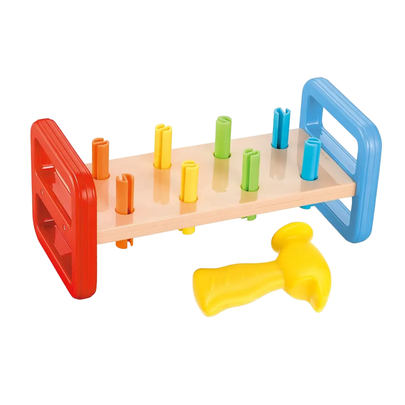 Juego Juguete Martillo Para Golpear Motricidad Para Bebes-1