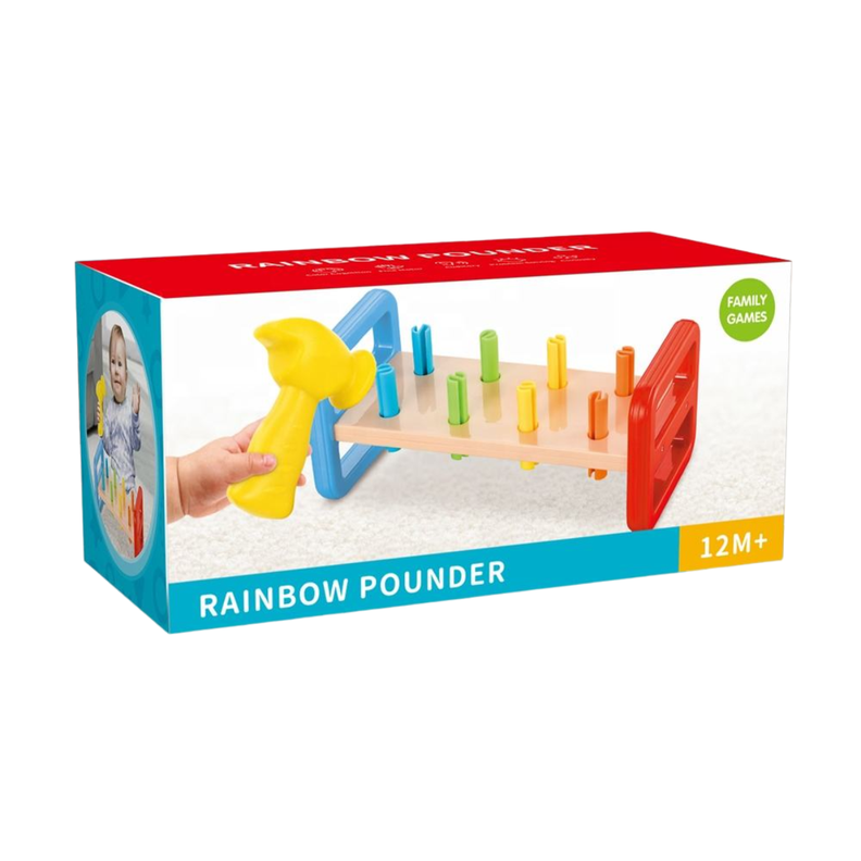 Juego Juguete Martillo Para Golpear Motricidad Para Bebes-2