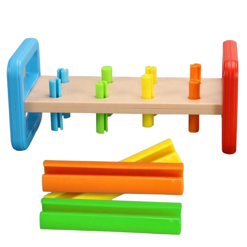 Juego Juguete Martillo Para Golpear Motricidad Para Bebes-3