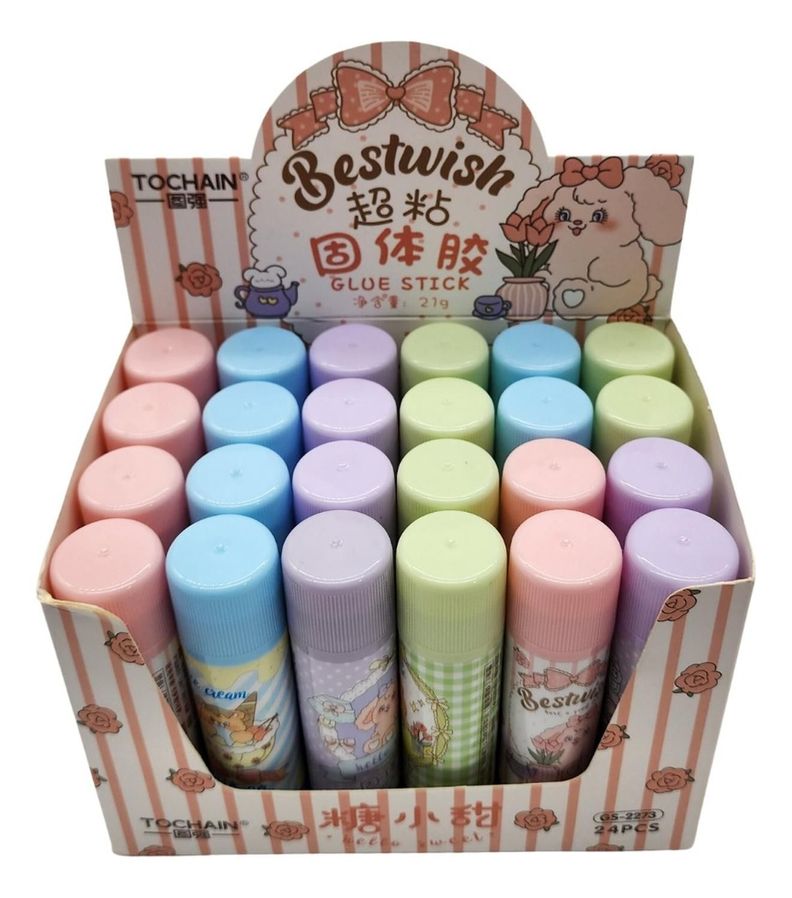 Pegamento En Barra Escolar Colores Bestwish Glue Stick-2