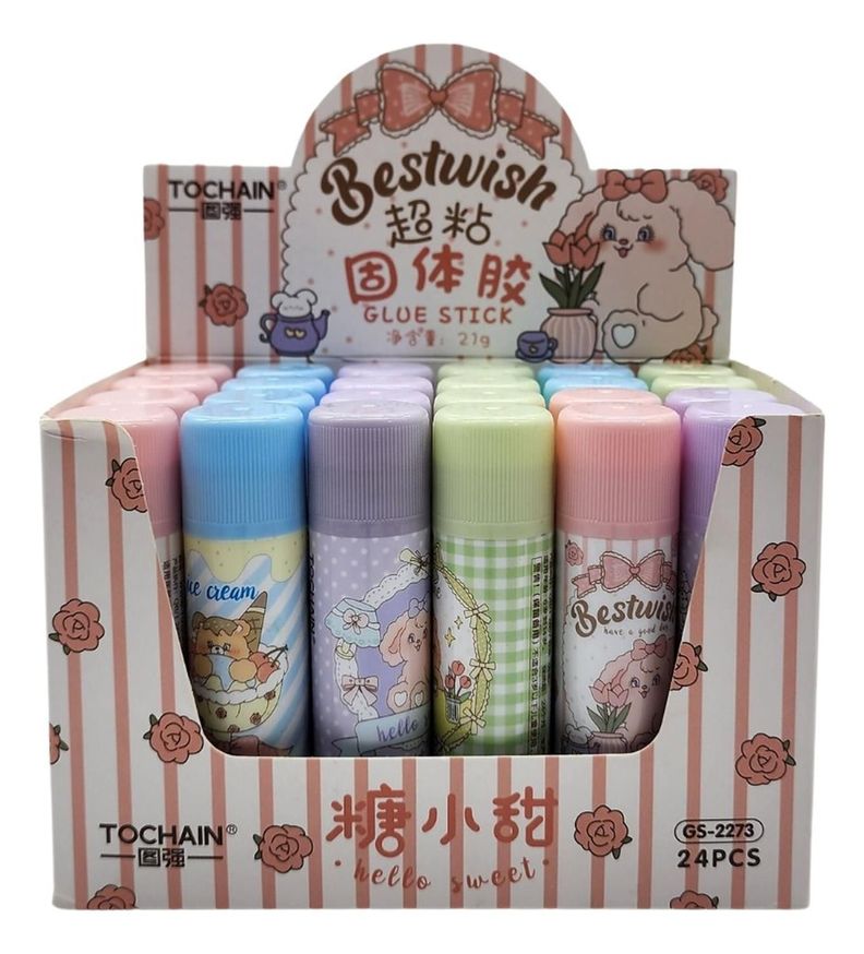 Pegamento En Barra Escolar Colores Bestwish Glue Stick-3