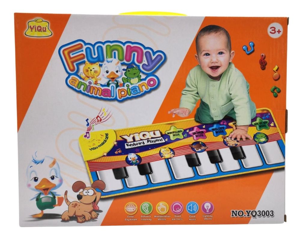 Alfombra Musical Piano Animal Para Bebe Juega Y Aprende-7