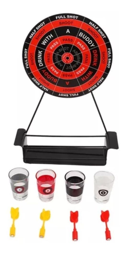 Juego De Dardos Tiro Al Blanco Con Vasos Shots Juego-1
