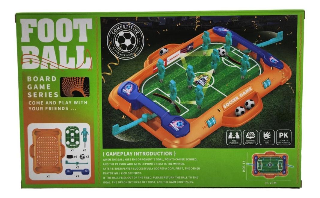 Juego Mini Futbol Juguete Futbol De Mesa Pelota Portatil-6