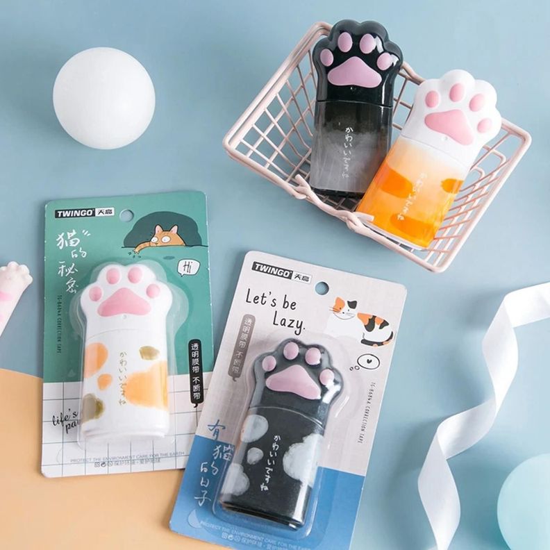 Corrector Cinta Diseño Patita De Gato Kawaii Cute-4