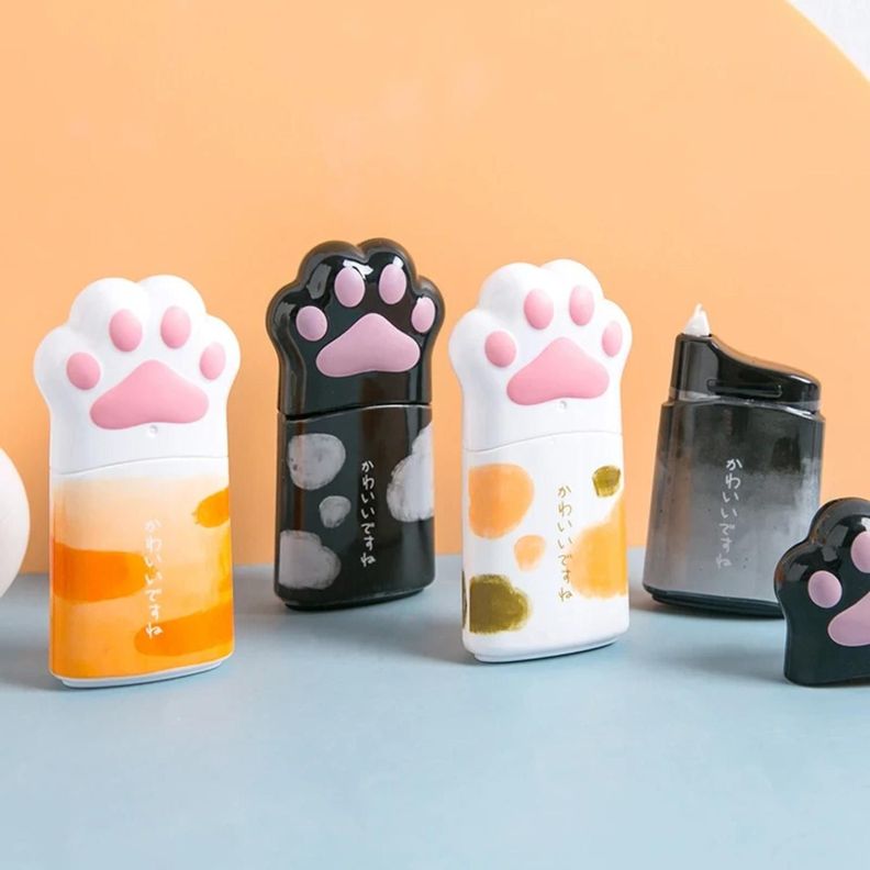 Corrector Cinta Diseño Patita De Gato Kawaii Cute-5