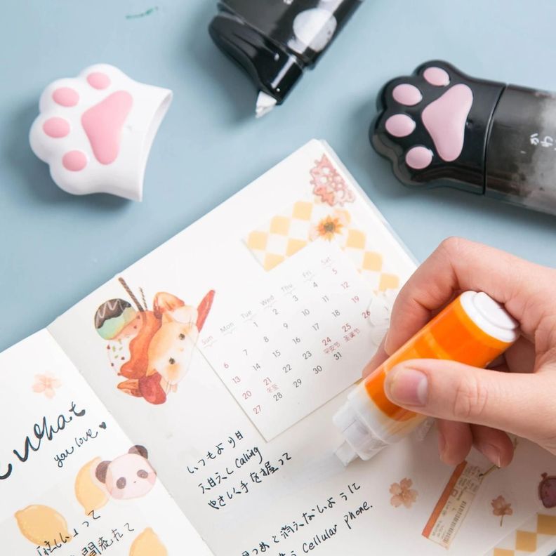 Corrector Cinta Diseño Patita De Gato Kawaii Cute-6