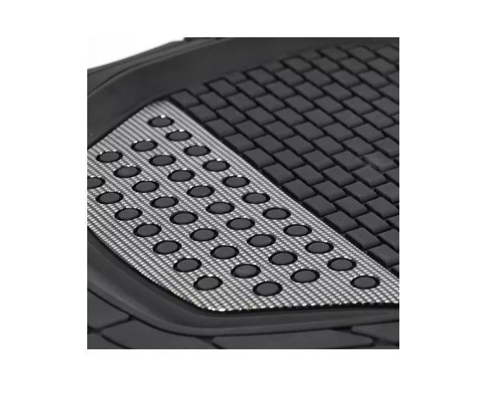 Alfombra De Goma Cubre Piso Para Auto Universal Set 4 Piezas-4