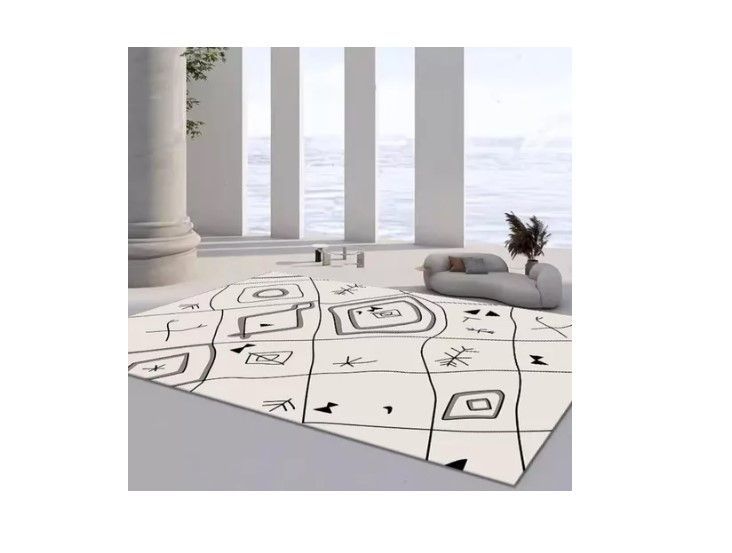 Alfombras Moderna Antideslizante 122 X81 Cm-1