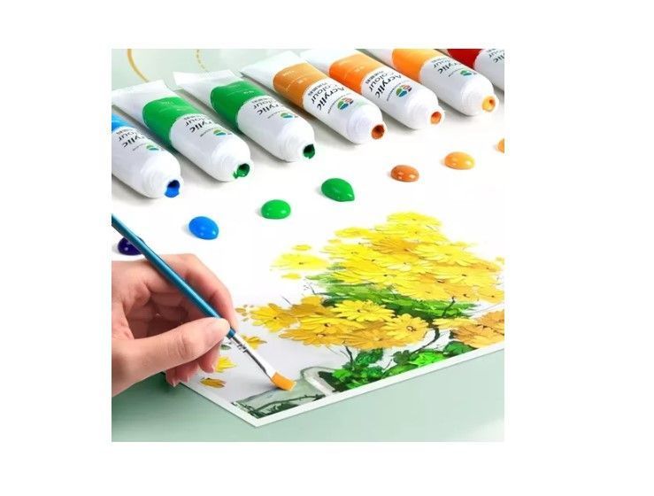 Set De Pinturas Acrílicas 36 Colores 12ml Arte Profesional-2