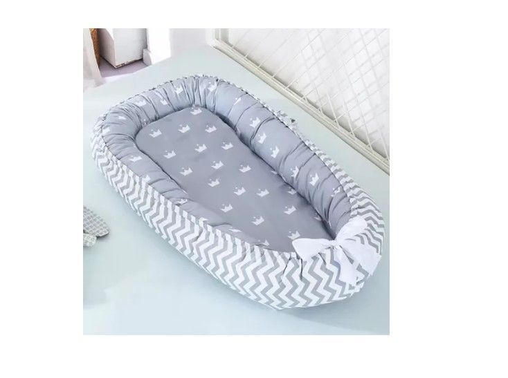 Cama Cojín Nido Colecho De Algodón Para Bebe 93x53cm-7