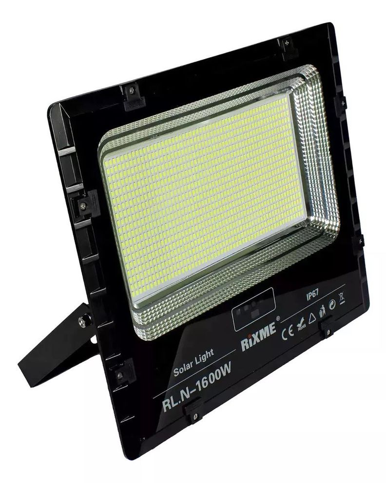 Foco Solar Led 1600 Watts Control Remoto Panel Solar Ip67-2