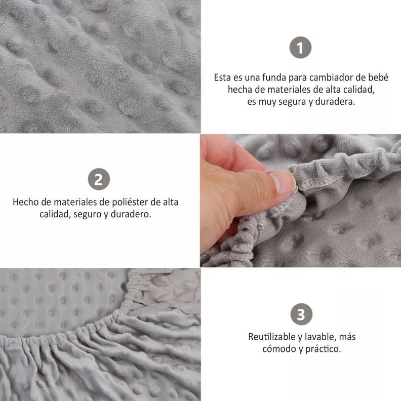 Funda Para Mudador Cambiador De Bebé-5