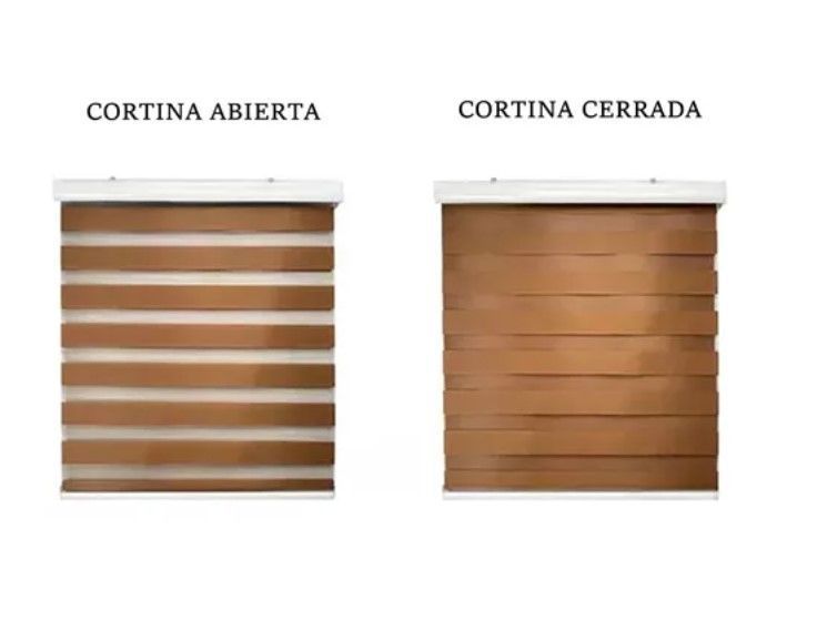 Cortina Roller Duo Zebra Dia Y Noche Persiana 100x180cm-3