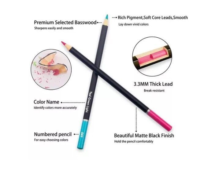 Set Lapices Colores 83 Pzs Dibujo Profesional Estuche-3