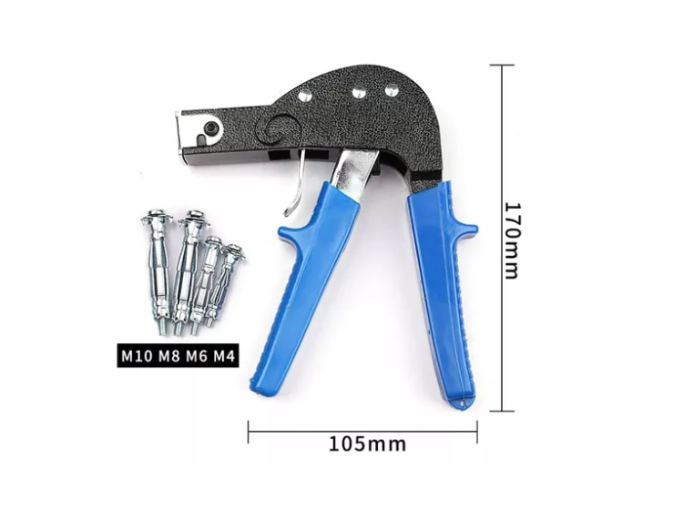 Herramienta Pistola Anclaje Pared Hueca Tarugo Araña 72pcs-3