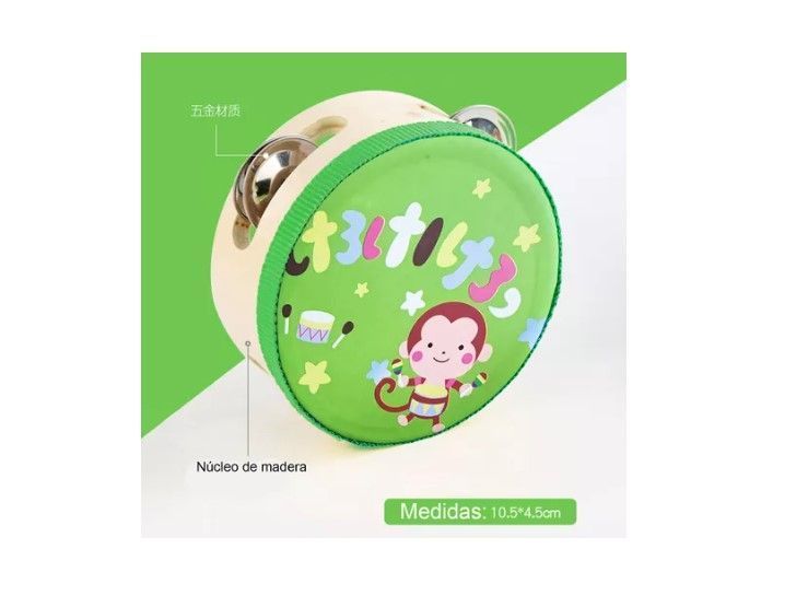 Set 8 Instrumento Musicales Montessori Madera Para Niños-5