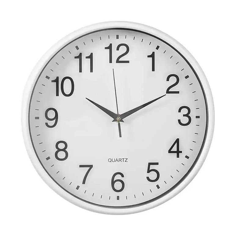 Reloj De Pared Silencioso Grandes Numeros 30cm Sala Cocina