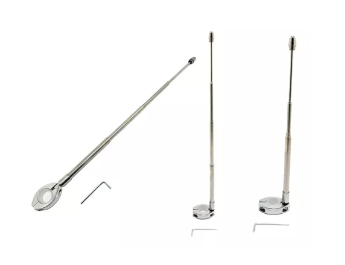 Antena De Seguridad Corta Hilo Curado Para Motos-2