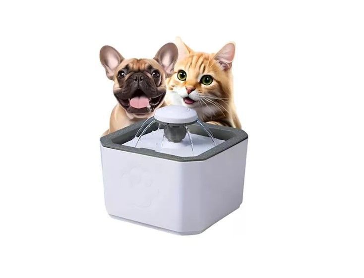 Fuente De Agua Bebedero Para Gatos Y Perros De 2.5 Litros-2