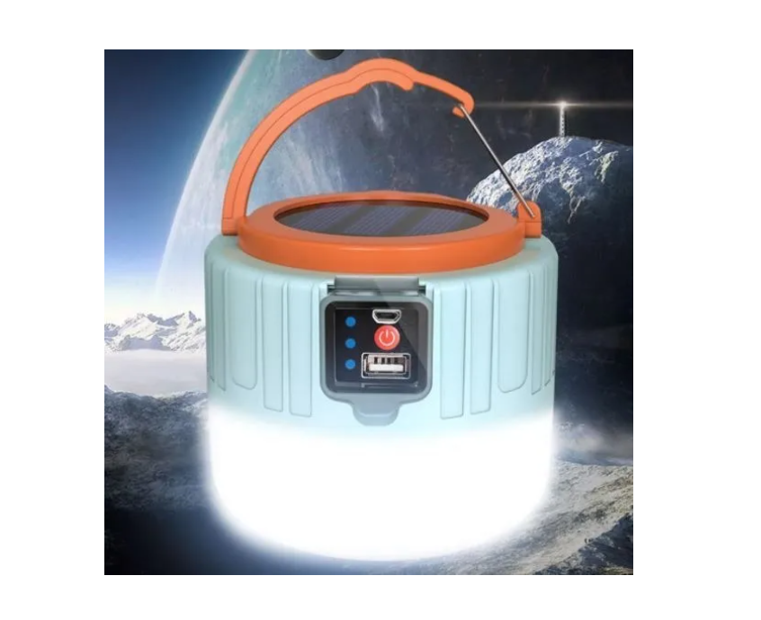 Lampara De Camping Usb Solar De Emergencia Multifuncional-2