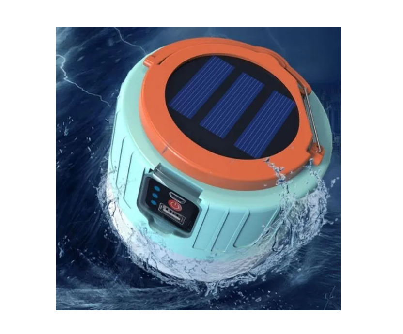 Lampara De Camping Usb Solar De Emergencia Multifuncional-3