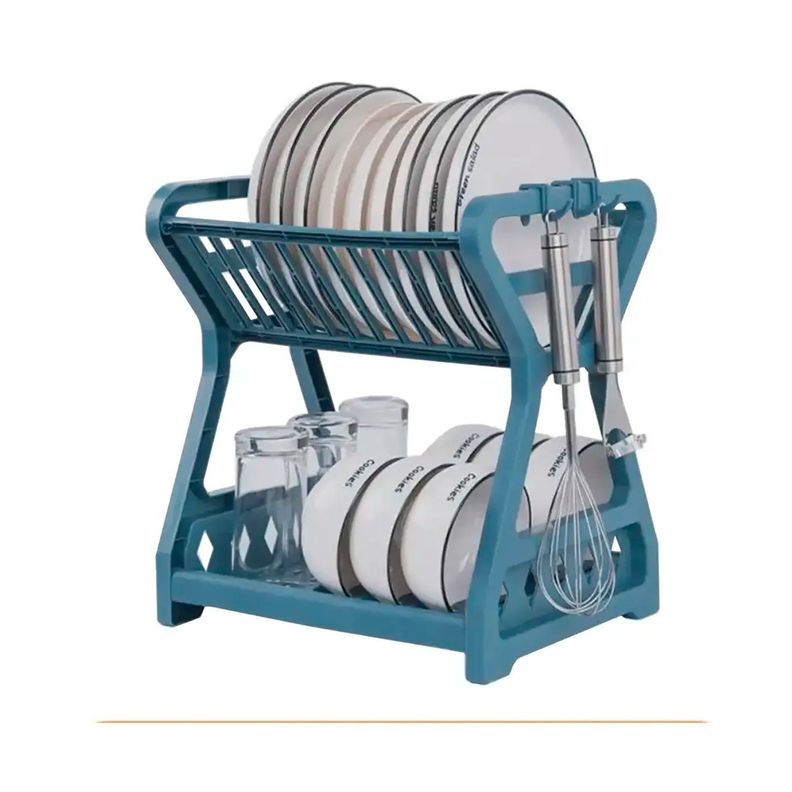 Secador Escurridor De Platos 2 Niveles Plastico Escurridor