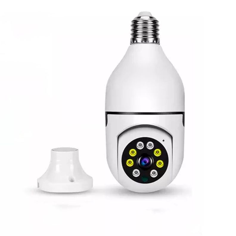 Ampolleta Panoramica Camara Seguridad Wifi 1.3 M-0
