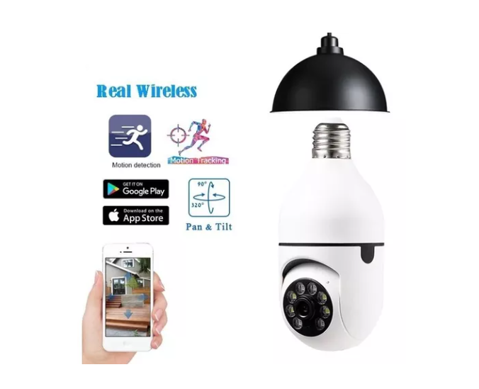 Ampolleta Panoramica Camara Seguridad Wifi 1.3 M-1