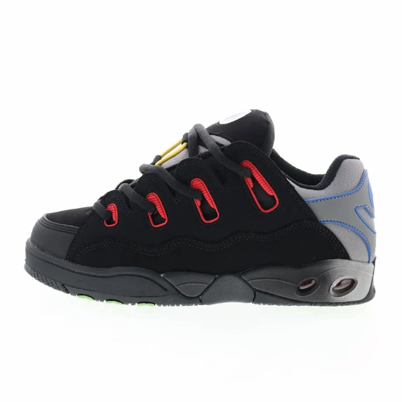 Zapatillas de Skate Osiris D3 OG – Negro, Rojo, Amarillo y Azul-1