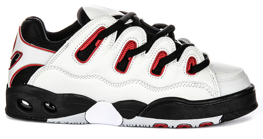 Zapatillas Osiris D3 OG - Negro, Blanco, Rojo-0