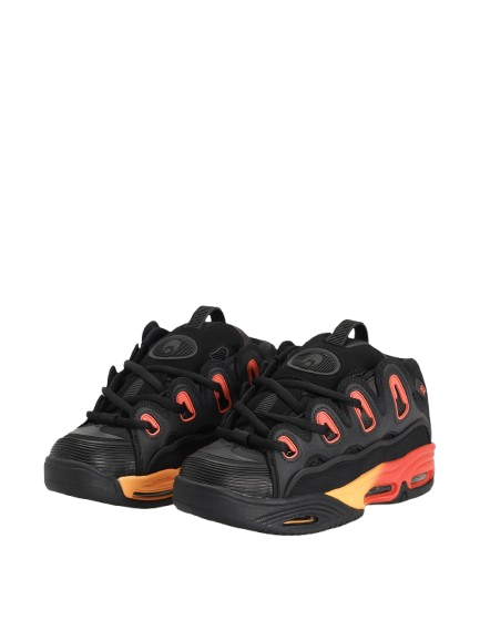 Zapatillas de Skate Osiris D3 2001 – Negro, Naranjo-3