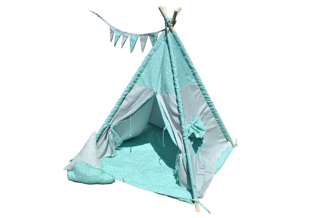 Carpa Tipi Infantil Algodón modelo Moon Jade-1