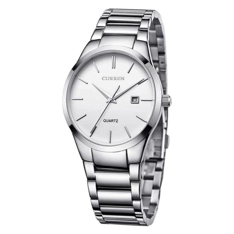 Reloj Curren KREa101902 8106 Cuarzo Plata-0